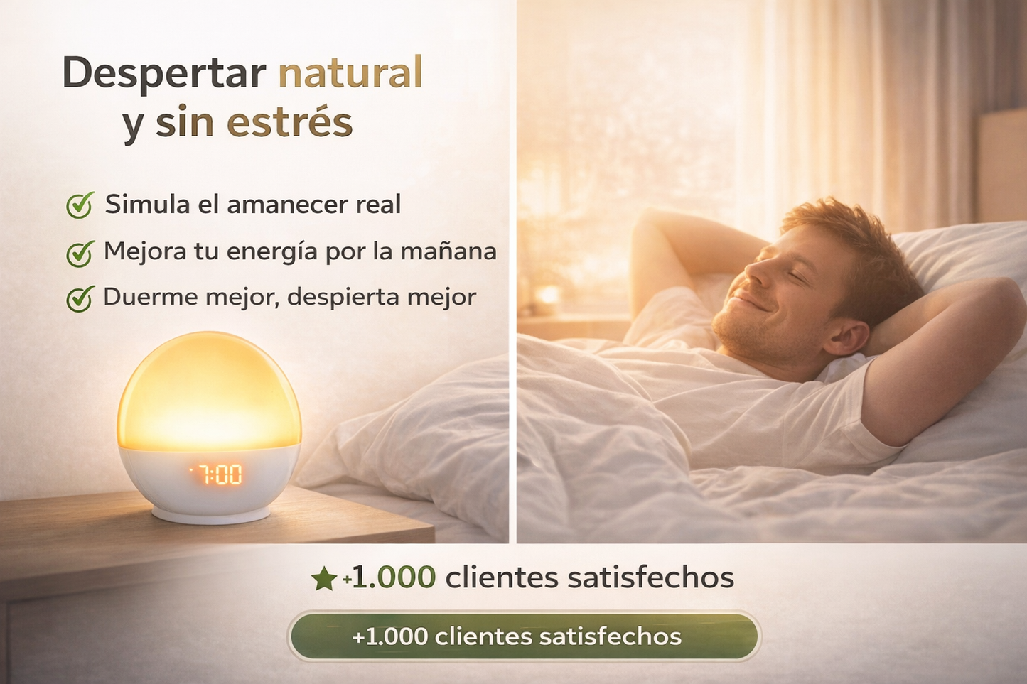 EosRise™ – Despertador de luz natural